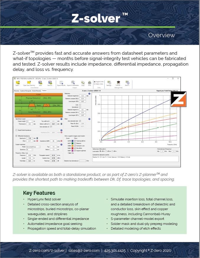 Z-solver Datasheet Thumbnail